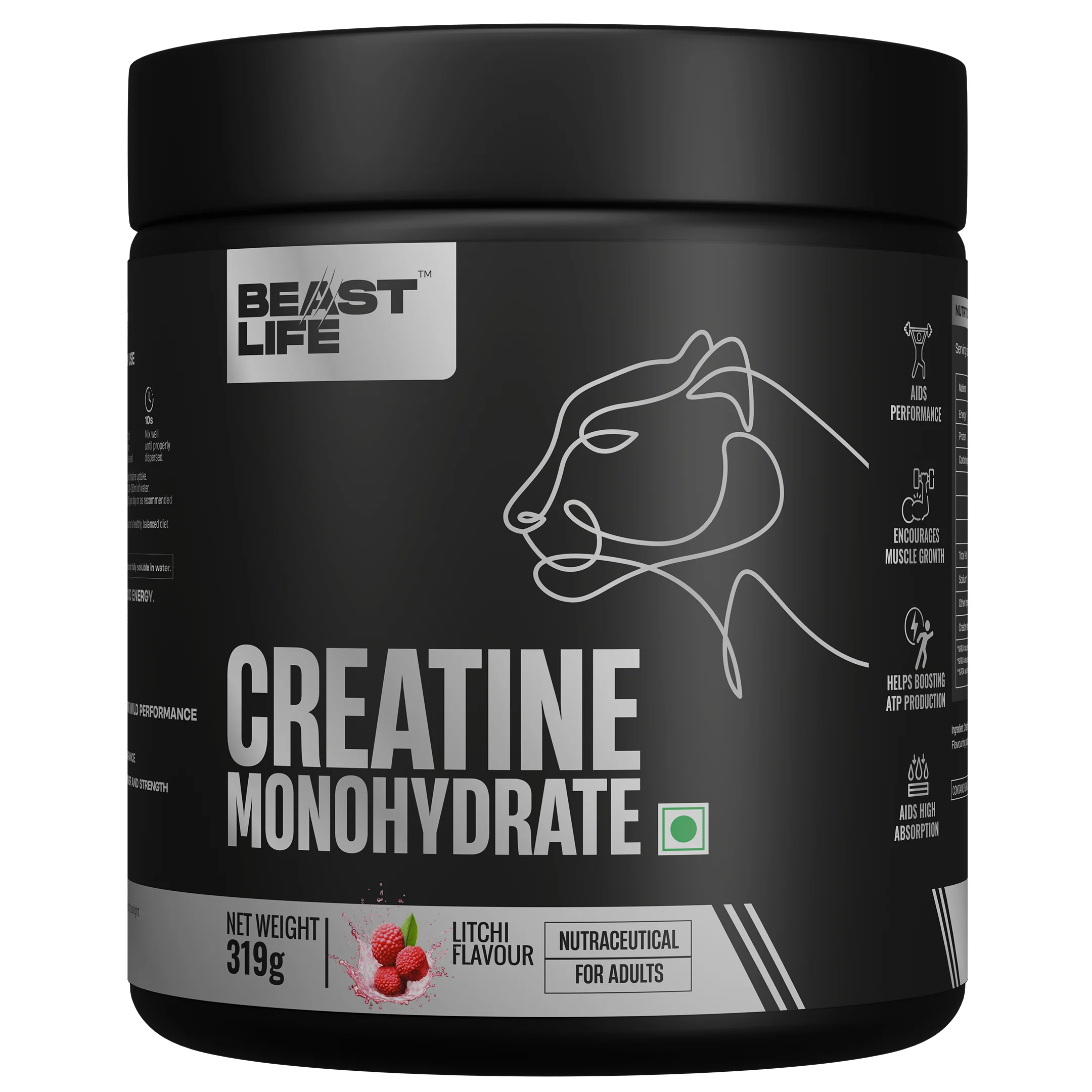 Creatine Monohydrate | Litchi | 319 g - Image 10