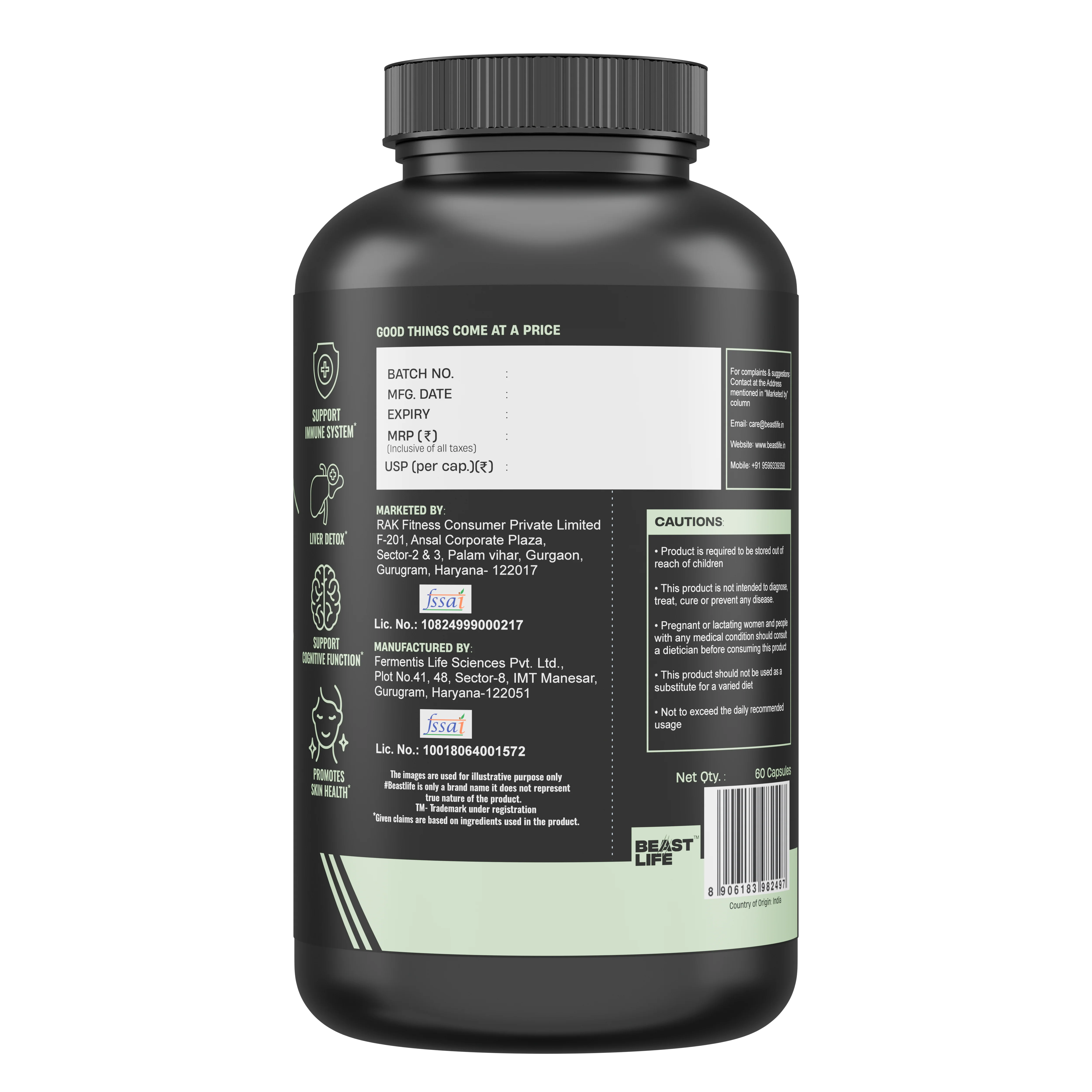 Liver Detox Supplement with Milk Thistle Extract 500 mg | 60 N - Image 9