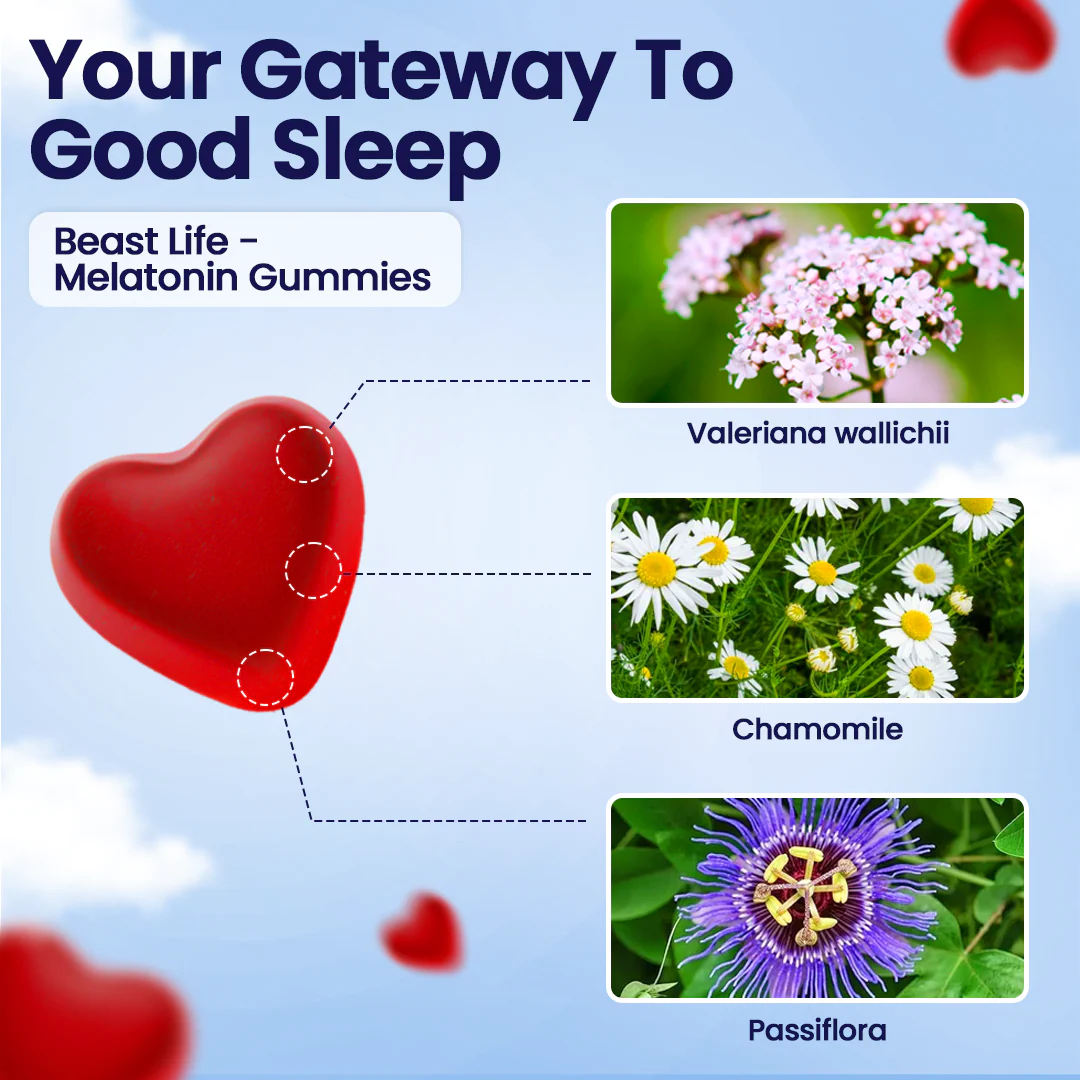 Melatonin Gummies | Mixed Berries | 60N - Image 4