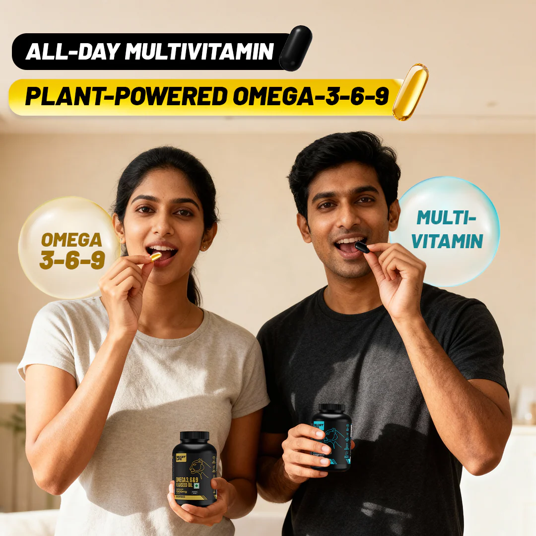BeastLife Daily Essentials Pack | 360° Nutrition Support Combo | Multivitamin 30 N + Veg Omega 30 N - Image 6