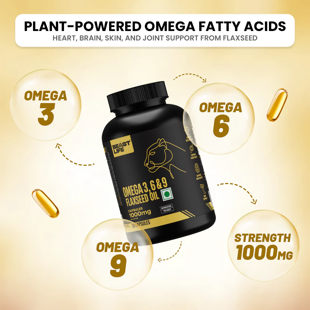 BeastLife Daily Essentials Pack | 360° Nutrition Support Combo | Multivitamin 30 N + Veg Omega 30 N - Image 8