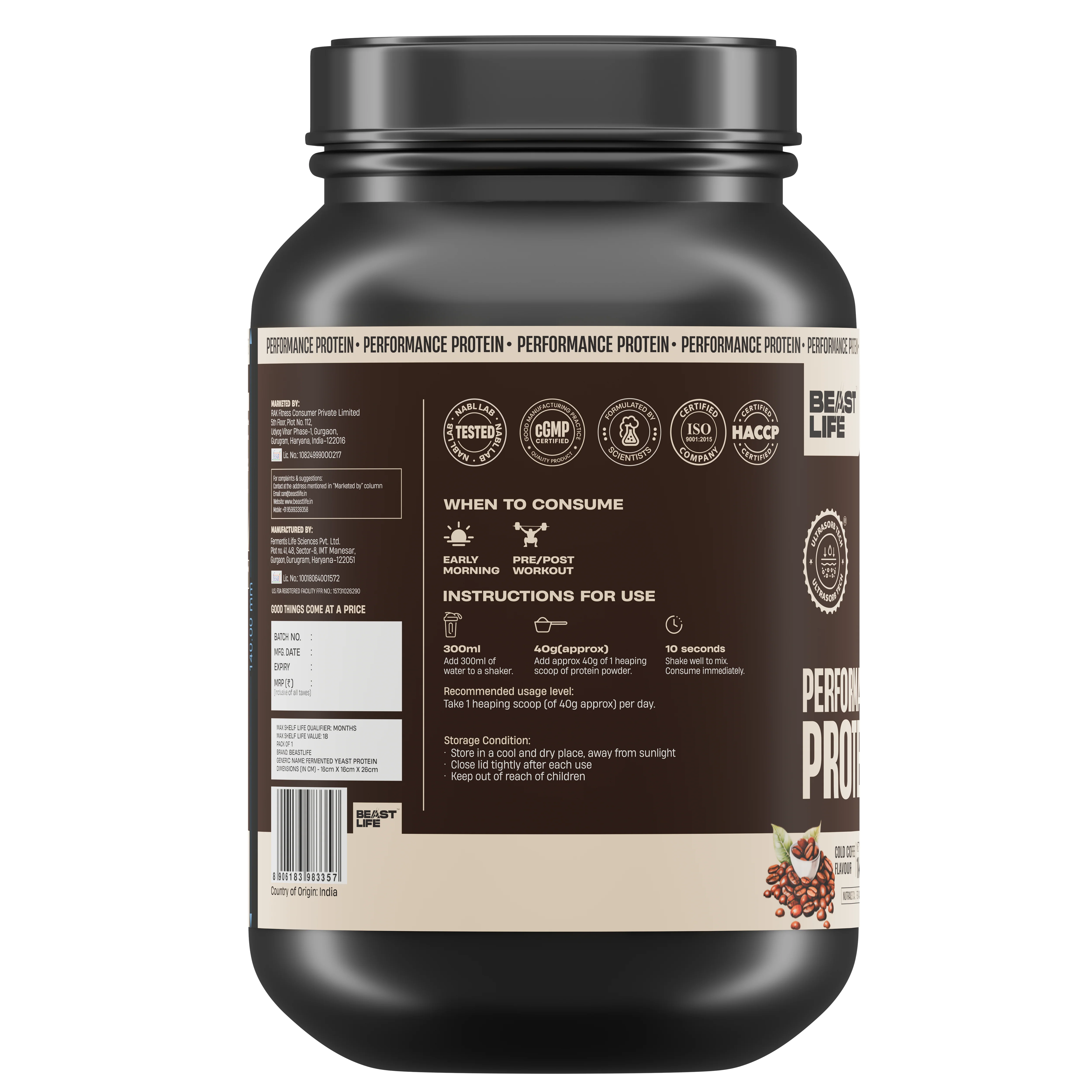 Performance Fermented Yeast Protein with Ultrasorb Tech | Cold Coffee | 1 kg - Image 10