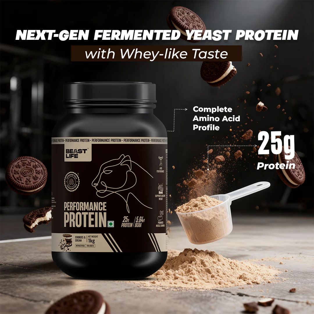 Performance Fermented Yeast Protein with Ultrasorb Tech | Cookies & Cream | 1 kg - Image 3