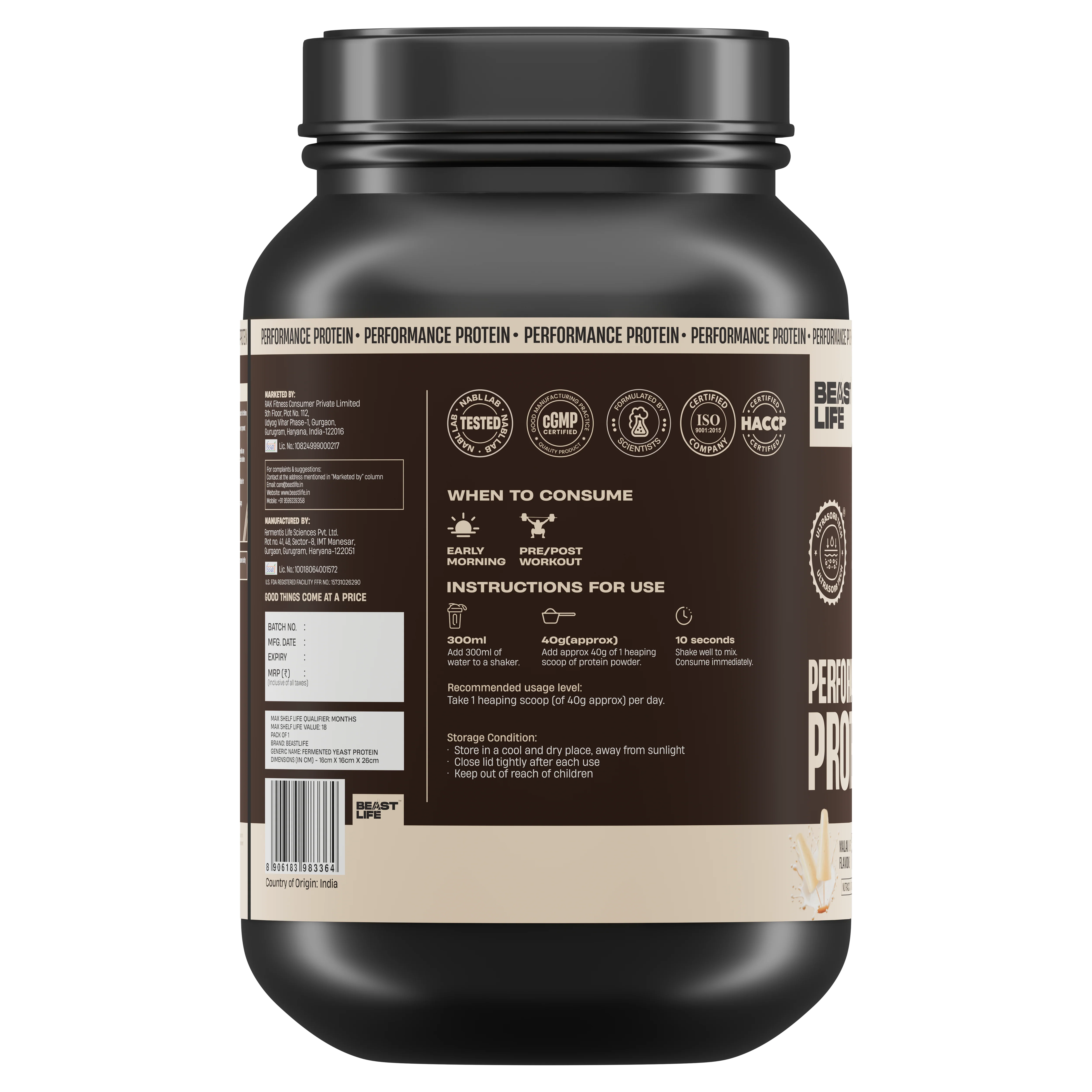 Performance Fermented Yeast Protein with Ultrasorb Tech | Malai Kulfi | 1 kg - Image 11