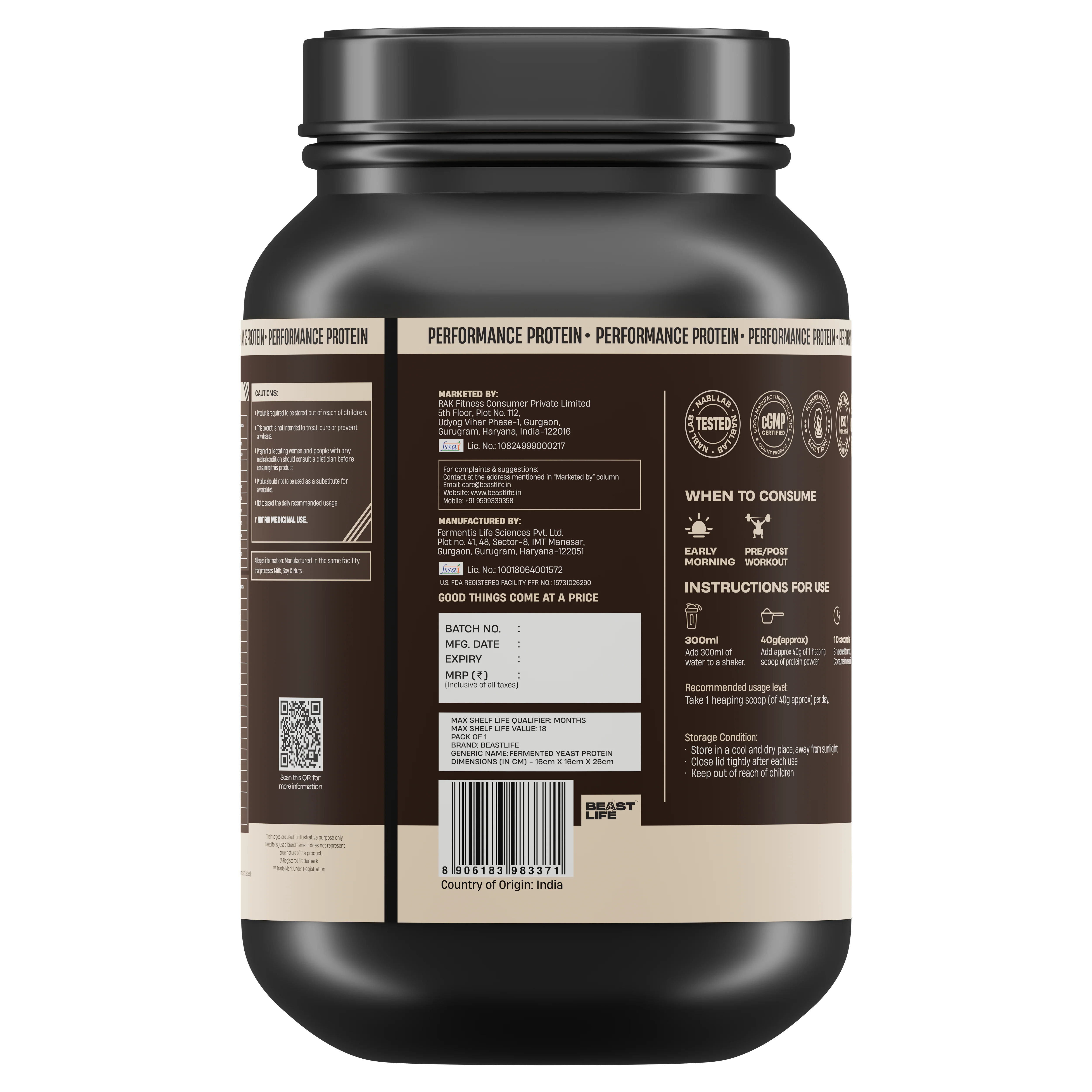 Performance Fermented Yeast Protein with Ultrasorb Tech | Mango | 1 kg - Image 10