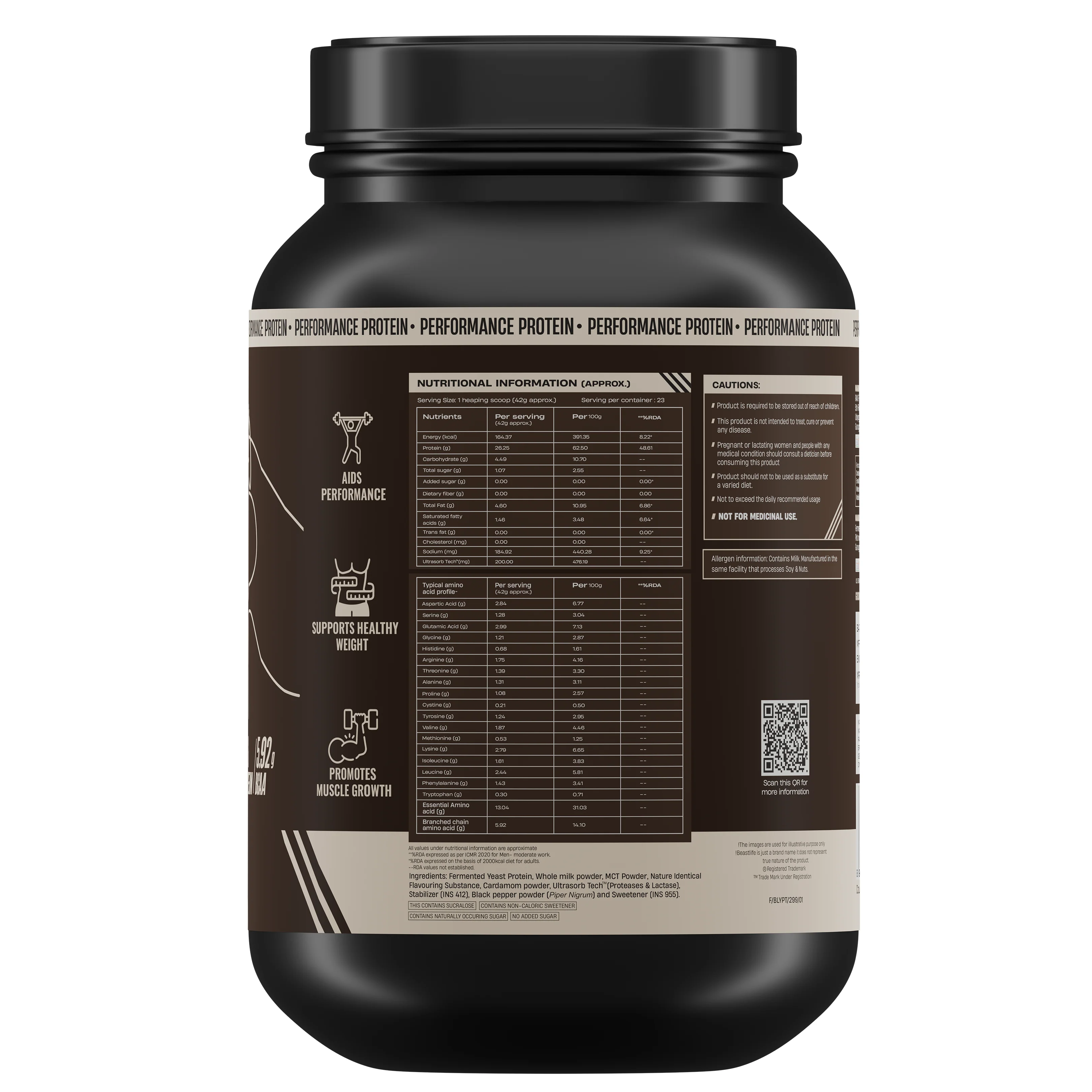 Performance Fermented Yeast Protein with Ultrasorb Tech | Thandai | 1 kg - Image 12