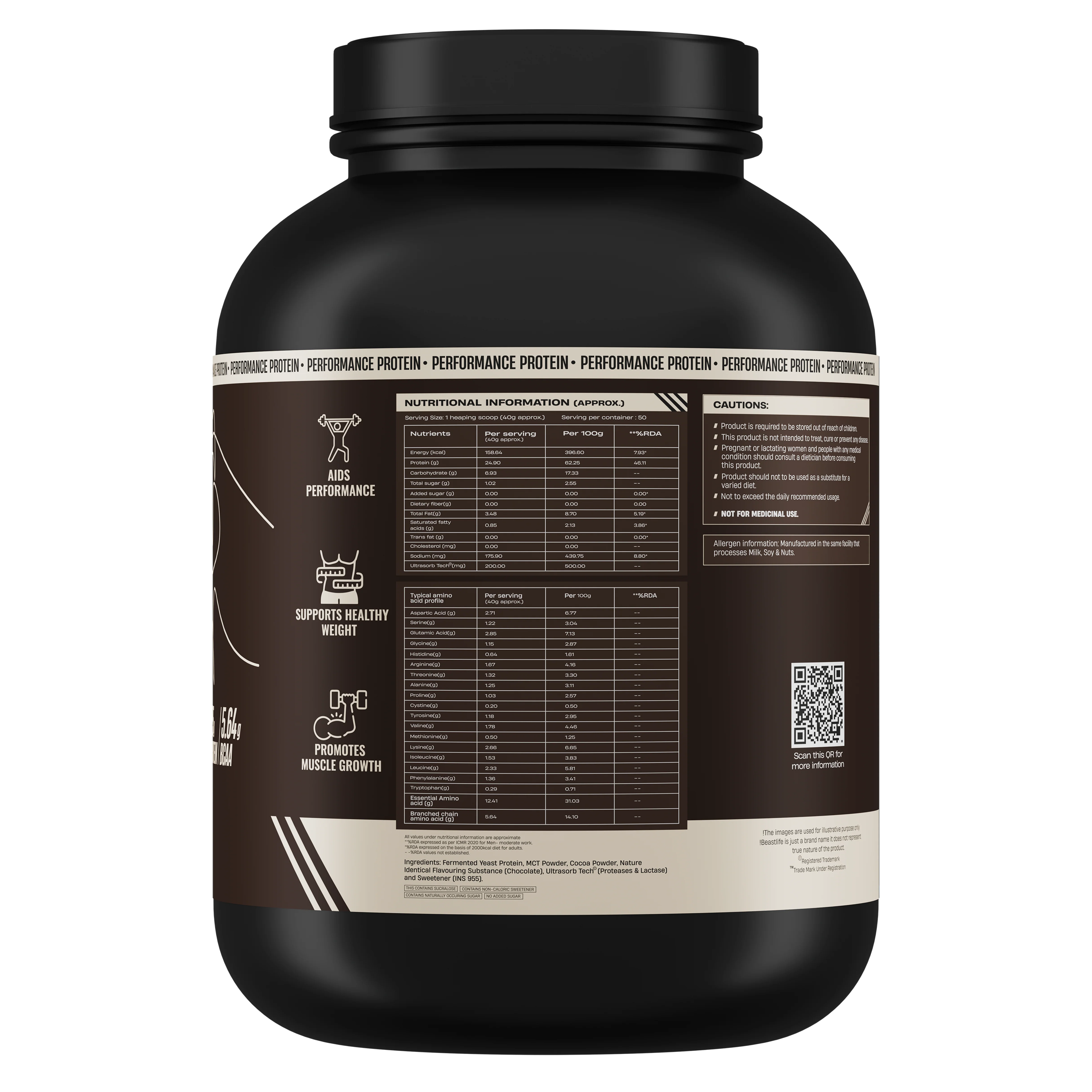 Performance Fermented Yeast Protein with Ultrasorb Tech | Chocolate | 2 kg - Image 10
