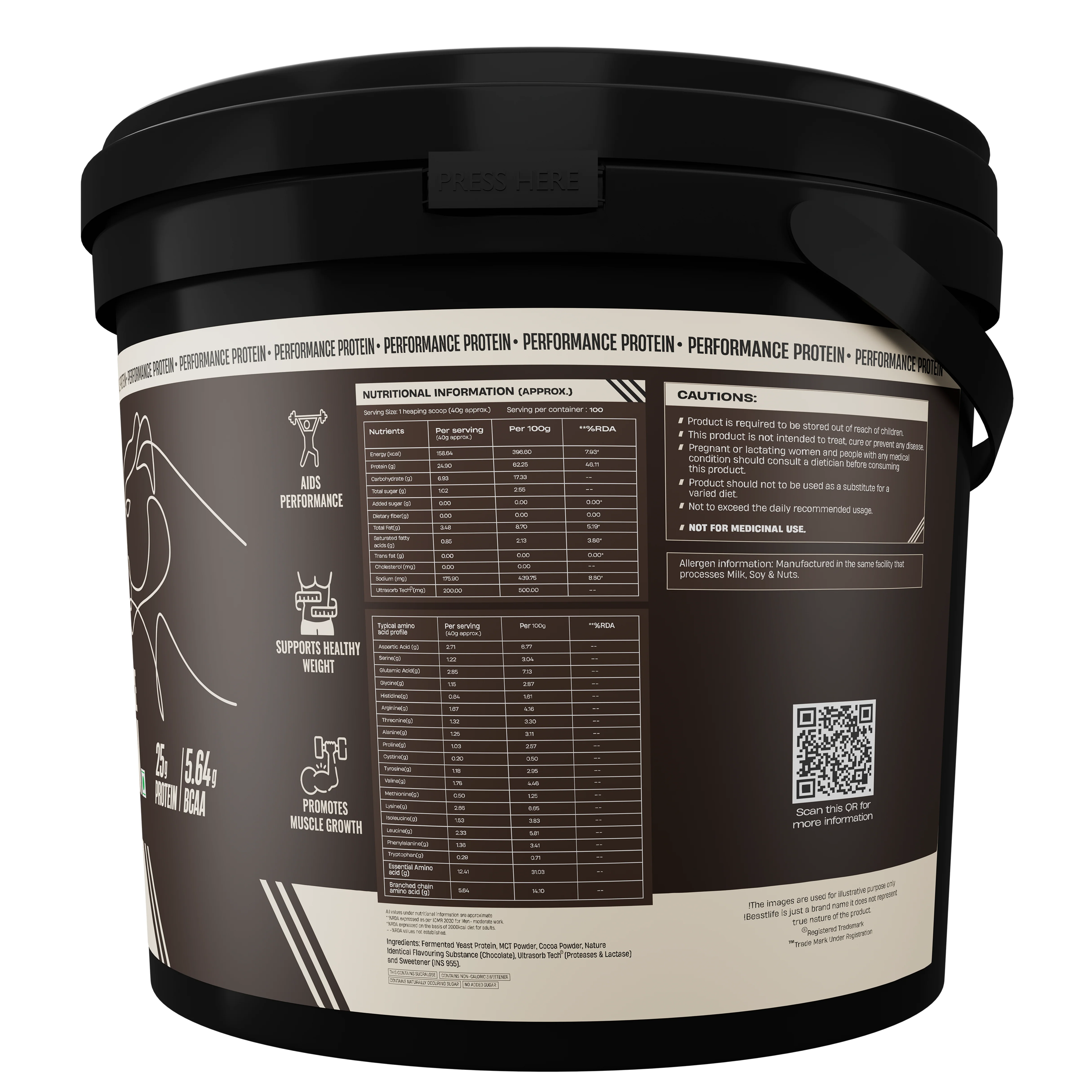 Performance Fermented Yeast Protein with Ultrasorb Tech | Chocolate | 4 kg - Image 9