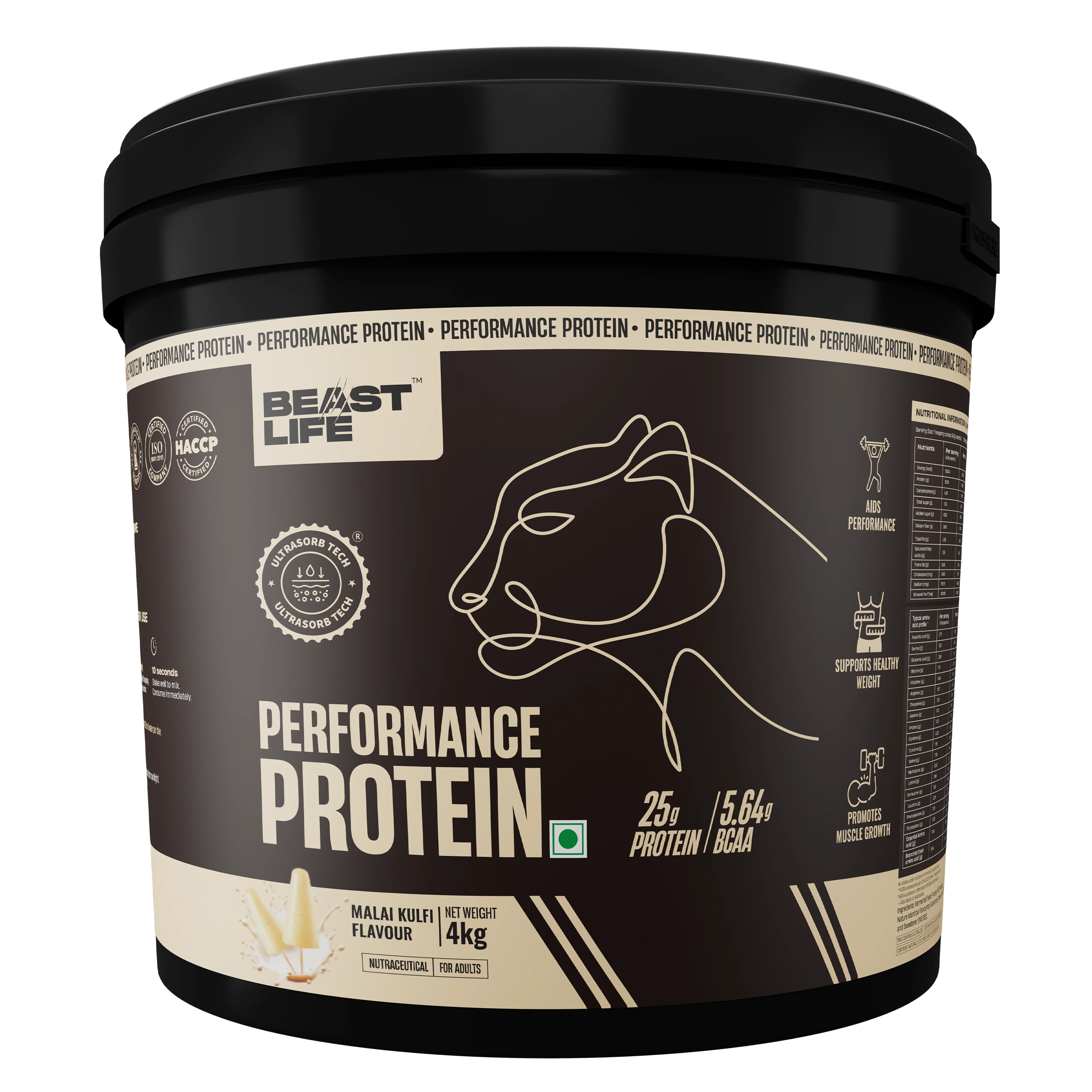 Performance Fermented Yeast Protein with Ultrasorb Tech | Malai Kulfi | 4 kg - Image 10