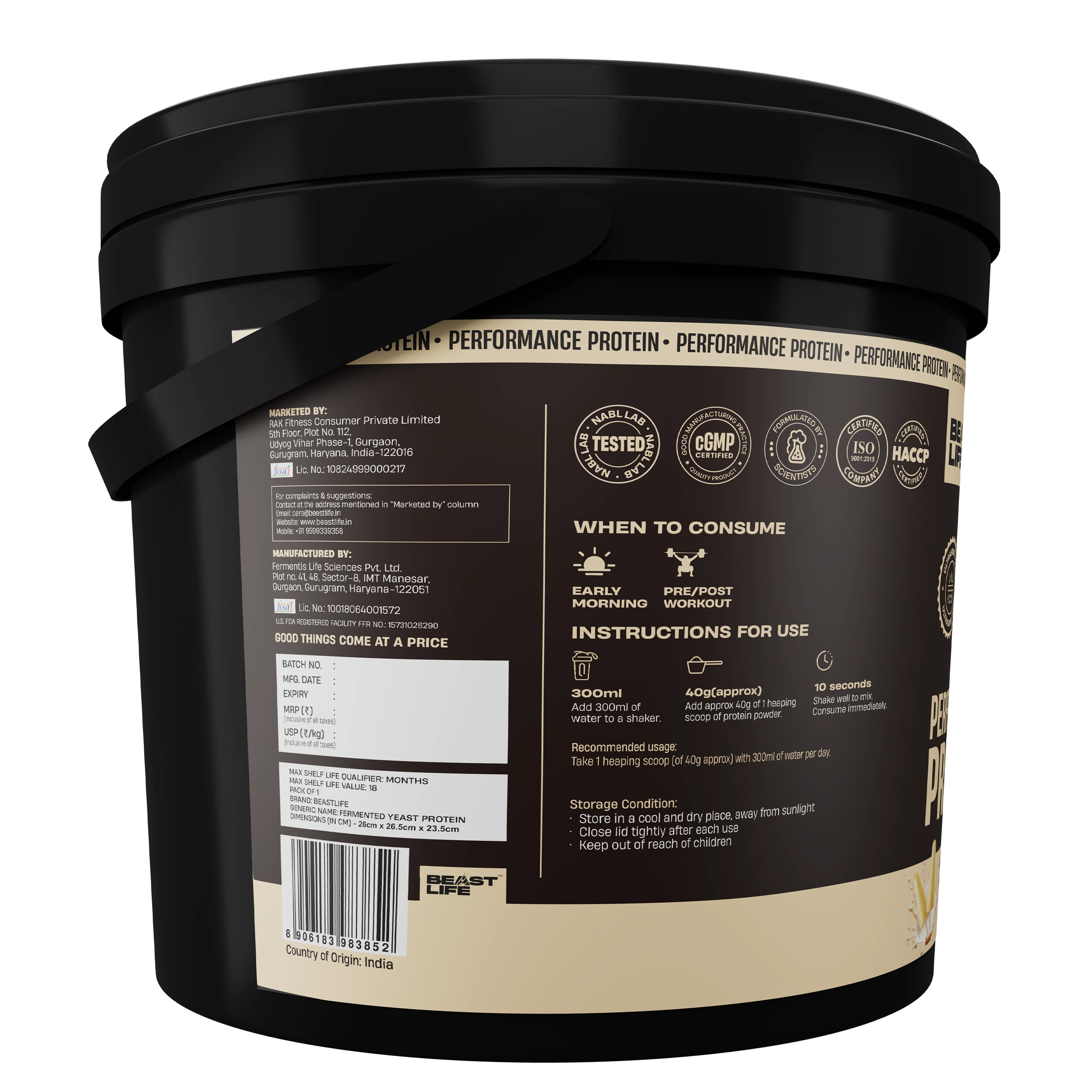 Performance Fermented Yeast Protein with Ultrasorb Tech | Malai Kulfi | 4 kg - Image 11