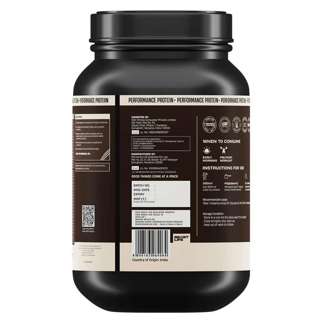 Performance Fermented Yeast Protein with Ultrasorb Tech | Chocolate Mocha | 1 kg - Image 10