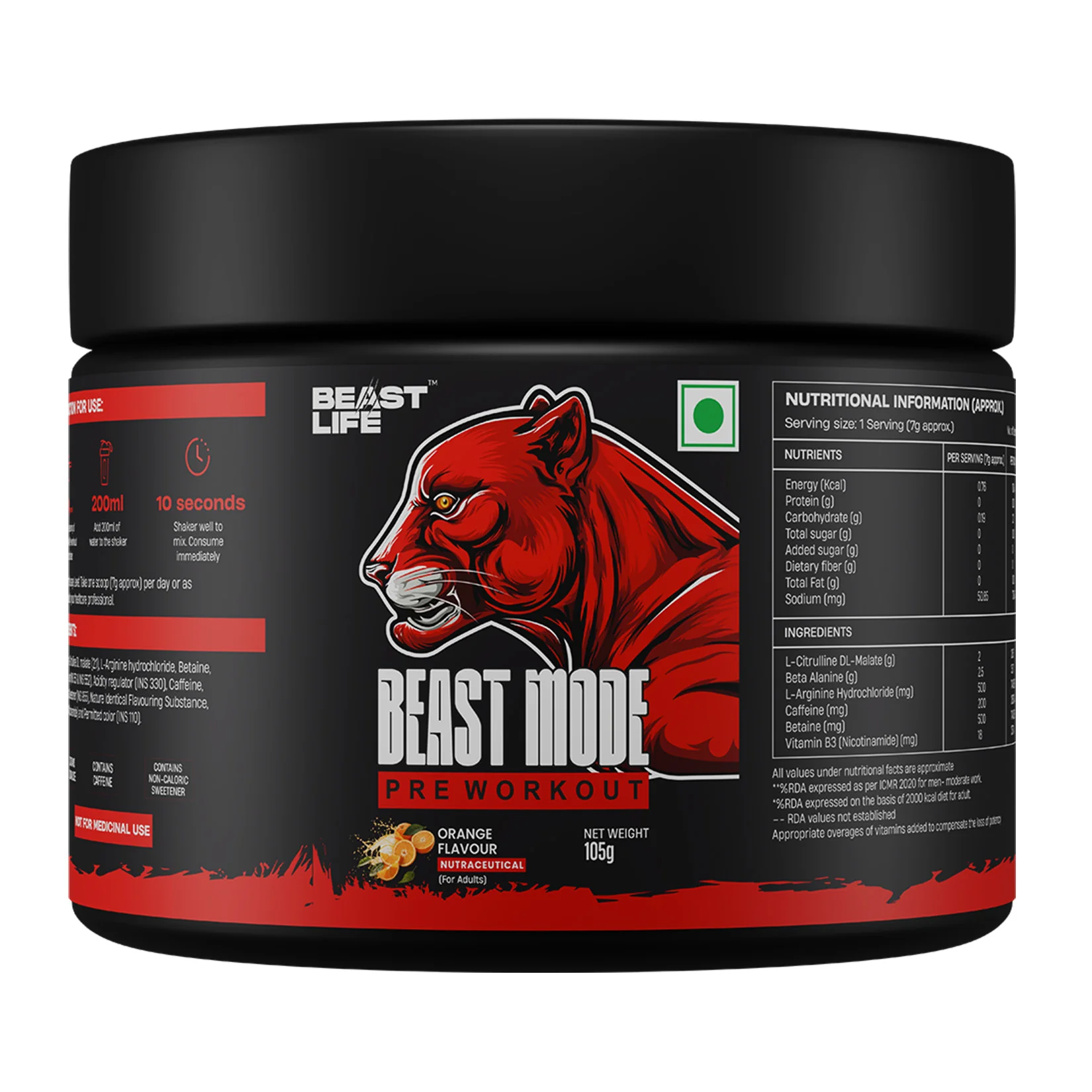 Pre Workout | Orange | 105 g - Image 10