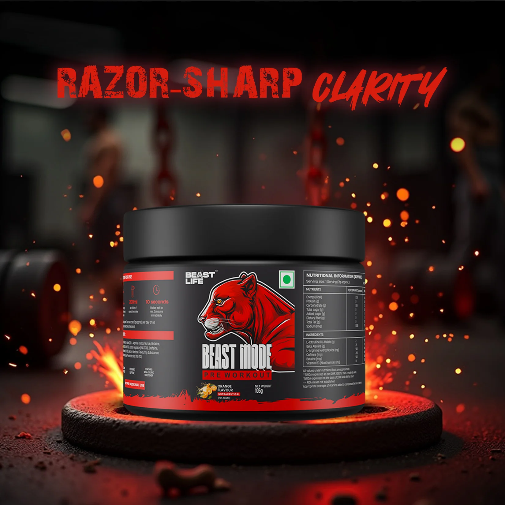 Pre Workout | Orange | 105 g - Image 6