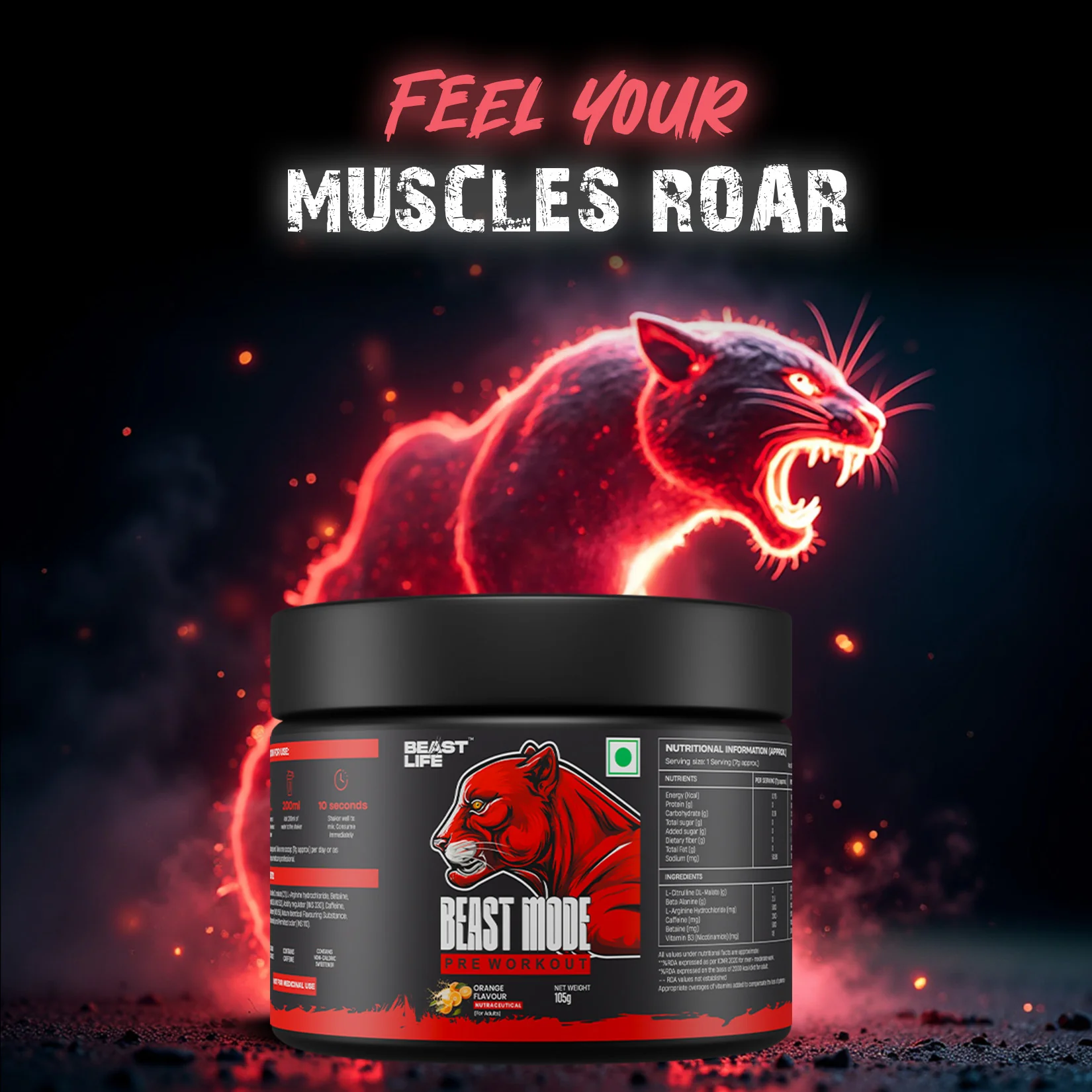 Pre Workout | Orange | 105 g - Image 7