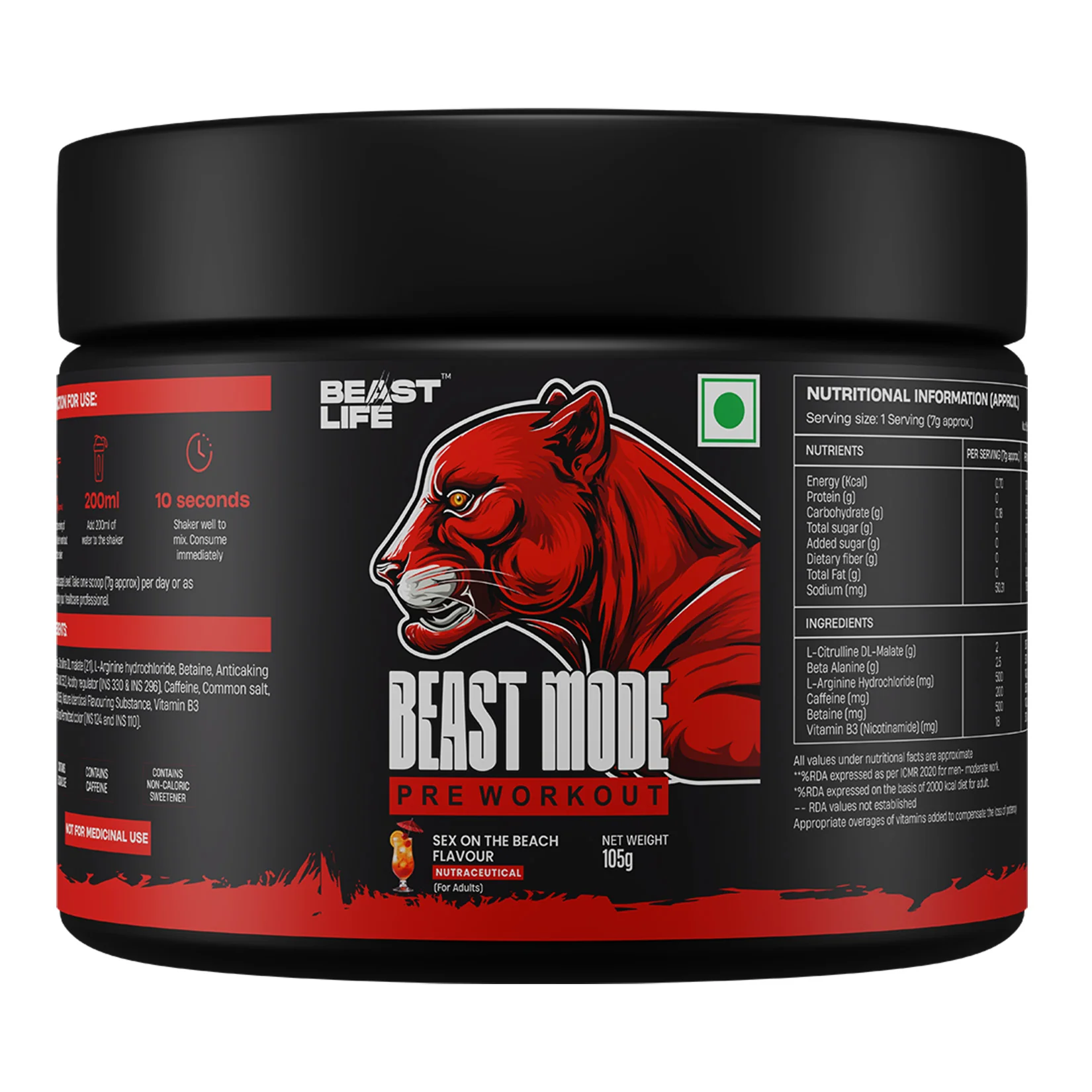 Pre Workout | Sex on the Beach | 105 g - Image 10