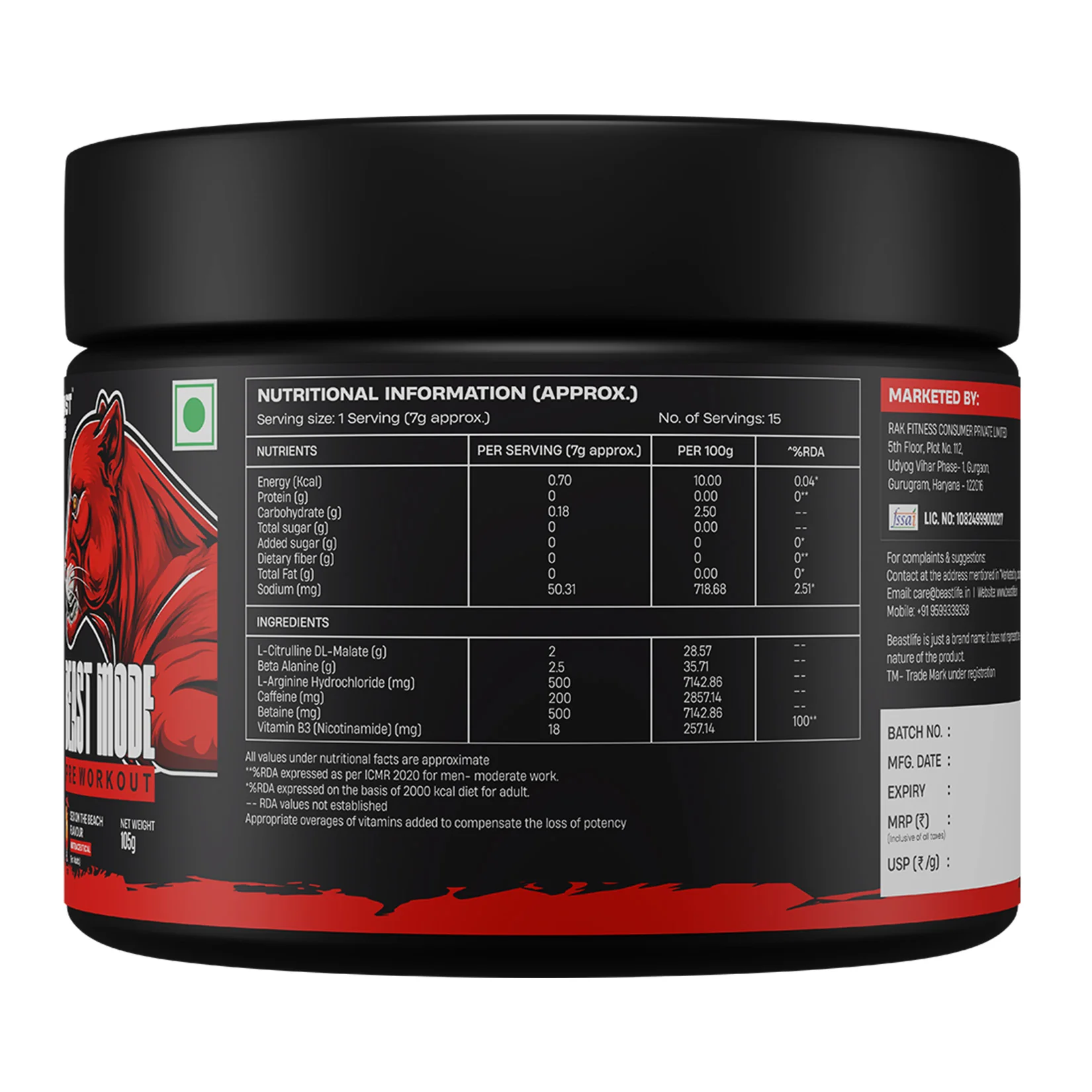 Pre Workout | Sex on the Beach | 105 g - Image 11