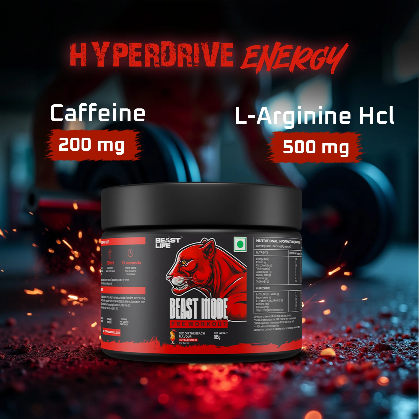 Pre Workout | Sex on the Beach | 105 g - Image 4