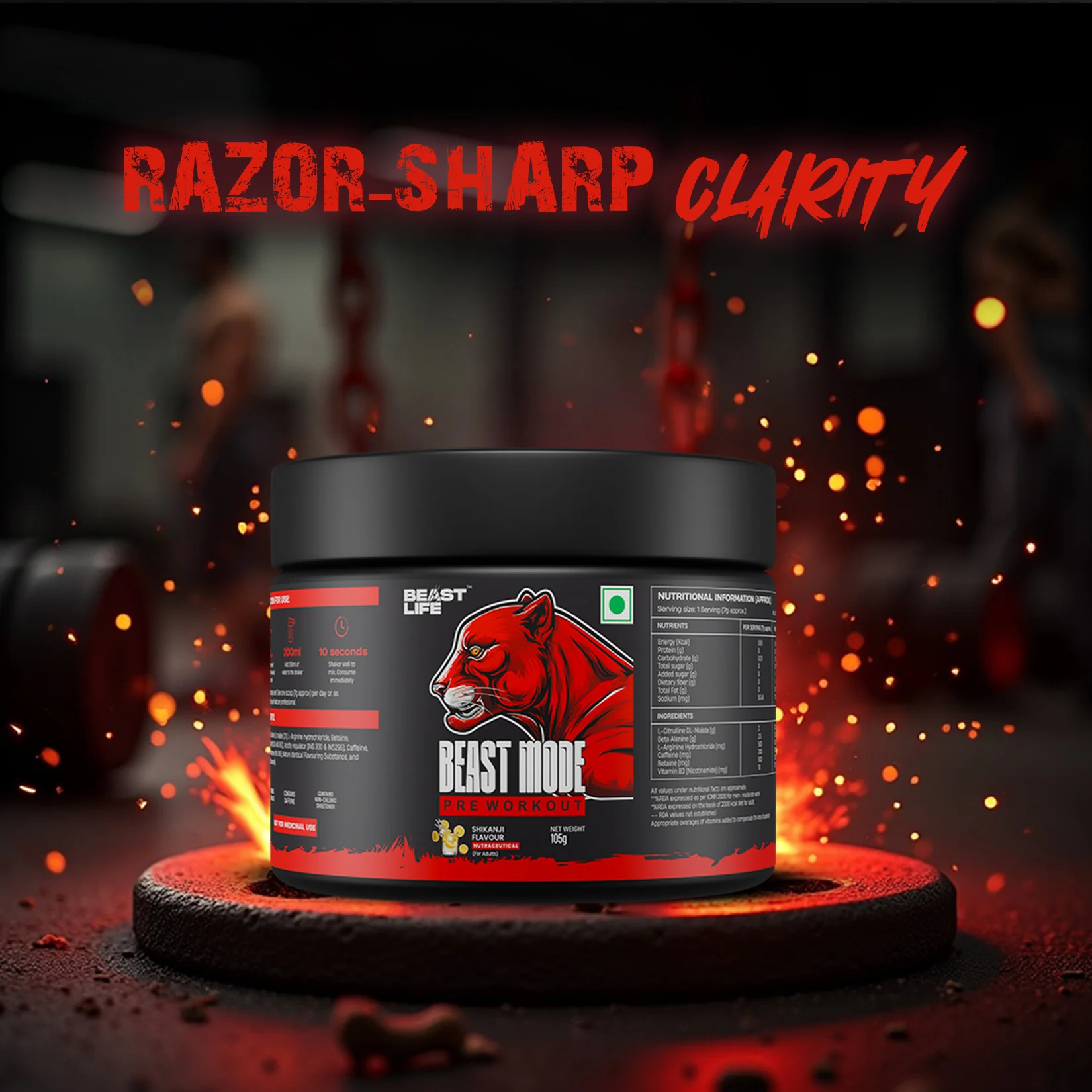 Pre Workout | Shikanji | 105 g - Image 6