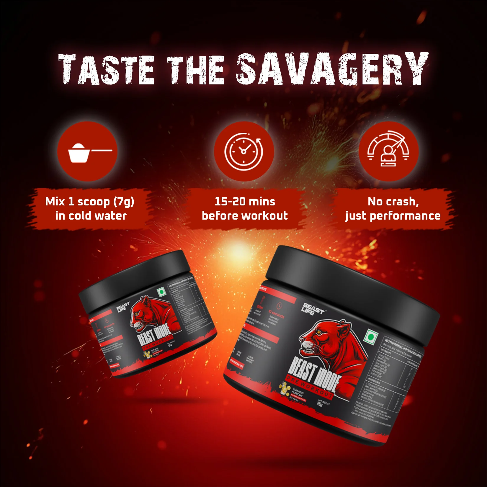 Pre Workout | Shikanji | 105 g - Image 8