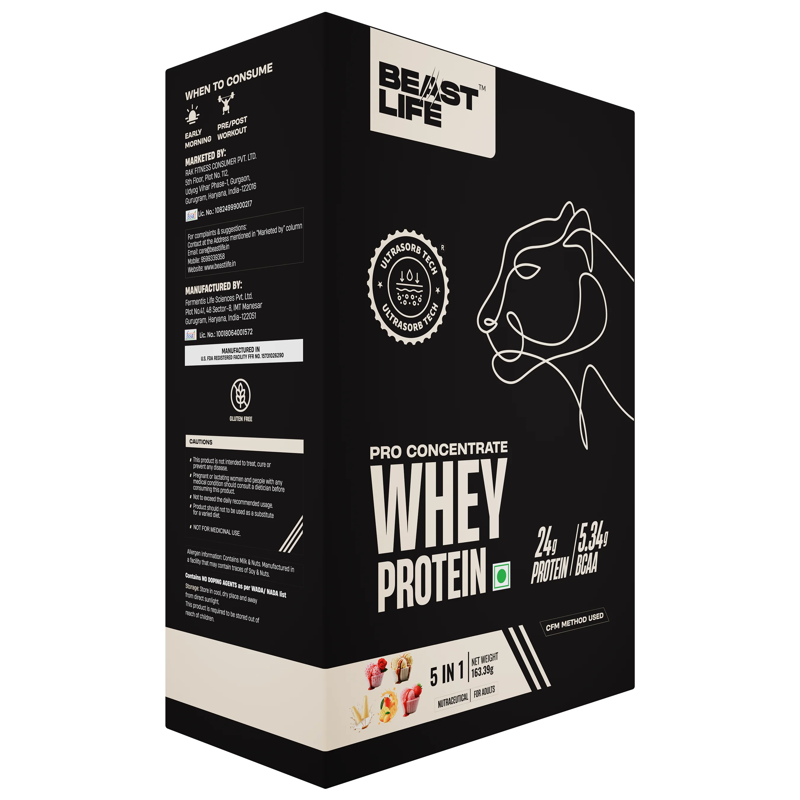 Pro Concentrate Whey Protein with Ultrasorb Tech | Assorted Pack of 5 | 163.4 g - Image 13