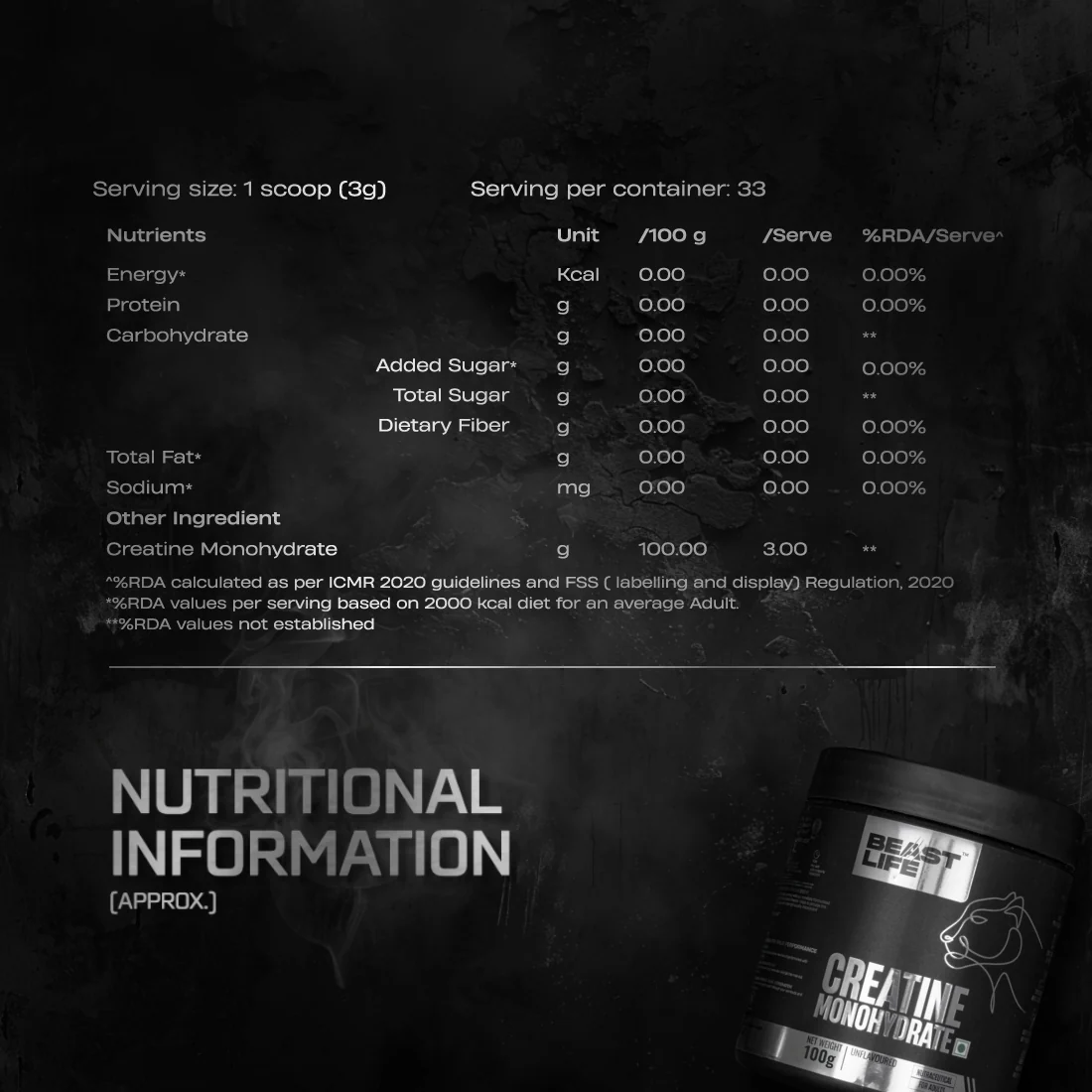 Super Micronized Creatine Monohydrate | 100G - Image 8