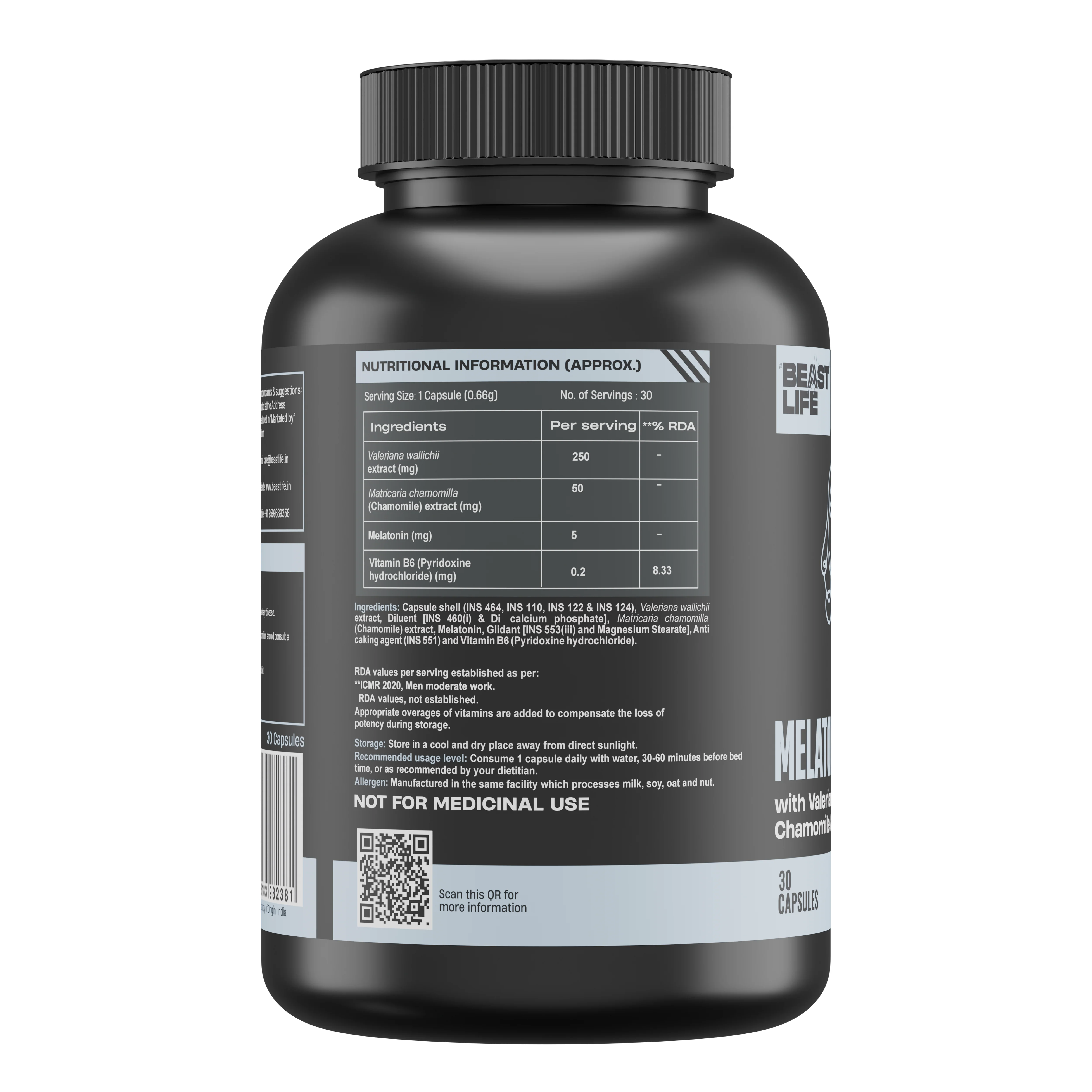 Melatonin+ 5 mg with Valeriana & Chamomile | 30 N - Image 11