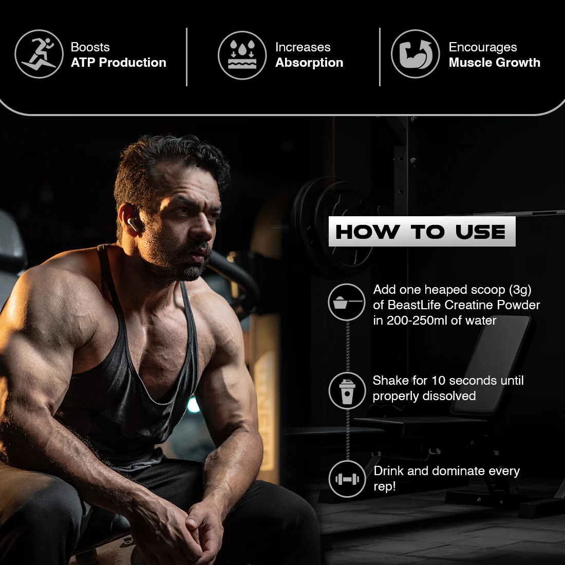 Super Micronized Creatine Monohydrate | 249G - Image 3