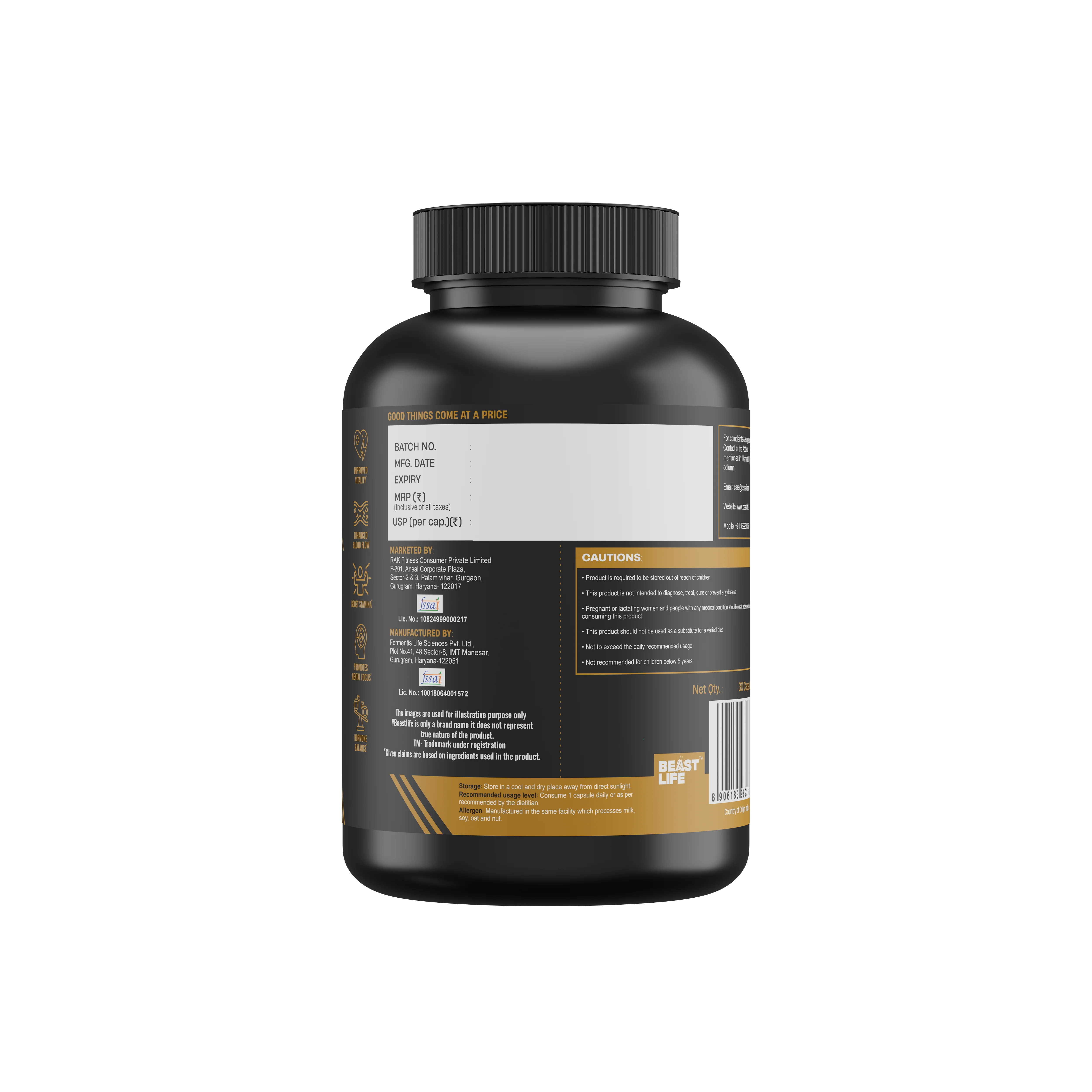 TESTO BOOSTER+ CAPSULES | 90 Day Pack - Image 10