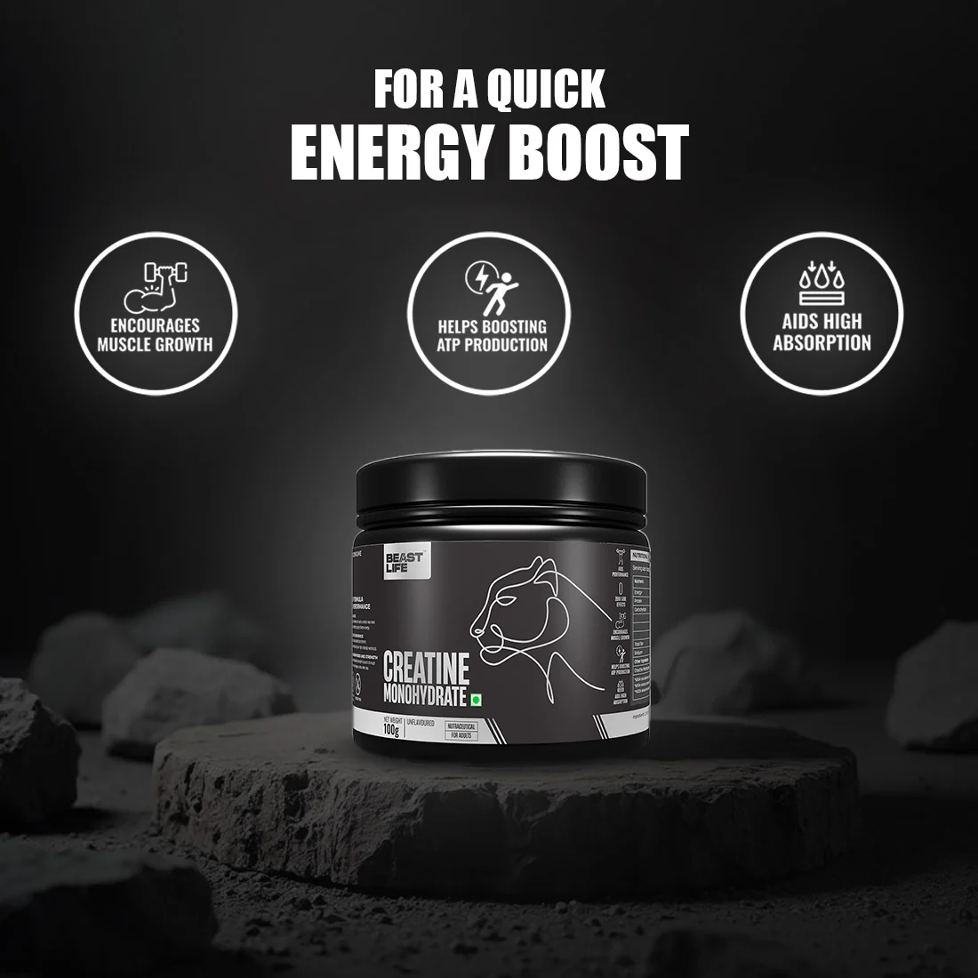 THE GAIN TRAIN EXPRESS | Gainer 500g + Creatine 100 g - Image 3